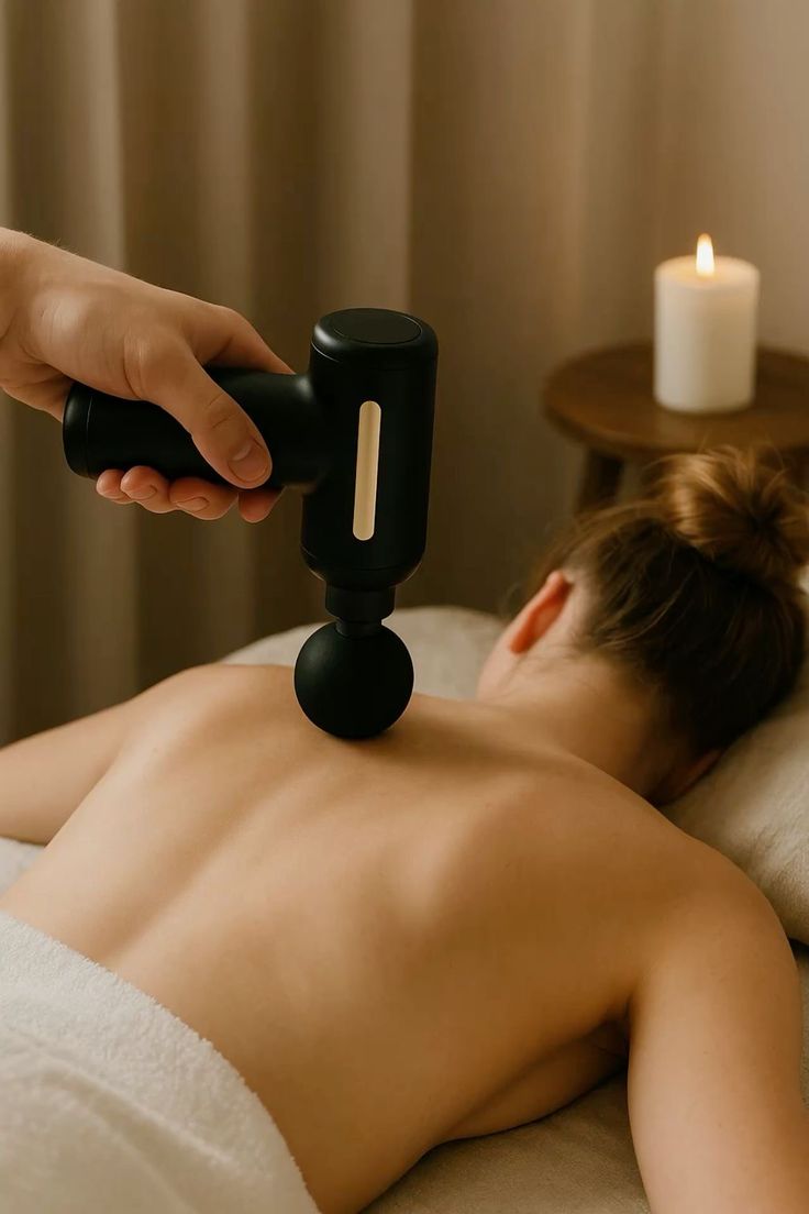 Rechargeable Deep Relief Massage Gun Full Body Pain Therapy for Men & Women