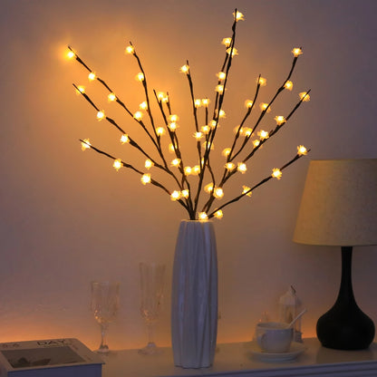20 Led branch light - Cherry - Rose flower branch light