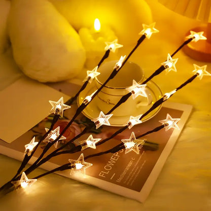 20 Led branch light - Cherry - Rose flower branch light