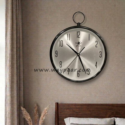 Premium 16-Inch Wall Clock with High-Quality Quartz Movement & Hanging Hooks
