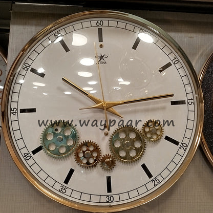 16-Inch Premium Working Gear Wall Clock – Ultra-Precise Quartz Machine Movement