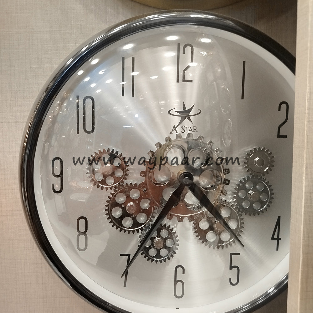 16-Inch Premium Imported Moving Gear Wall Clock – Ultra-Durable Quartz Machine