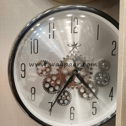 16-Inch Premium Imported Moving Gear Wall Clock – Ultra-Durable Quartz Machine