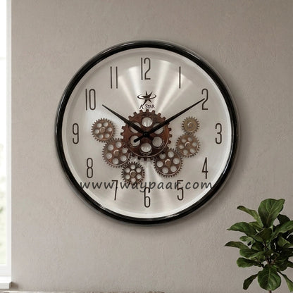 16-Inch Premium Imported Moving Gear Wall Clock – Ultra-Durable Quartz Machine