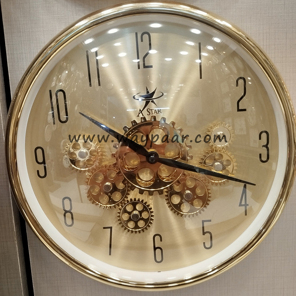 16-Inch Premium Imported Moving Gear Wall Clock – Ultra-Durable Quartz Machine