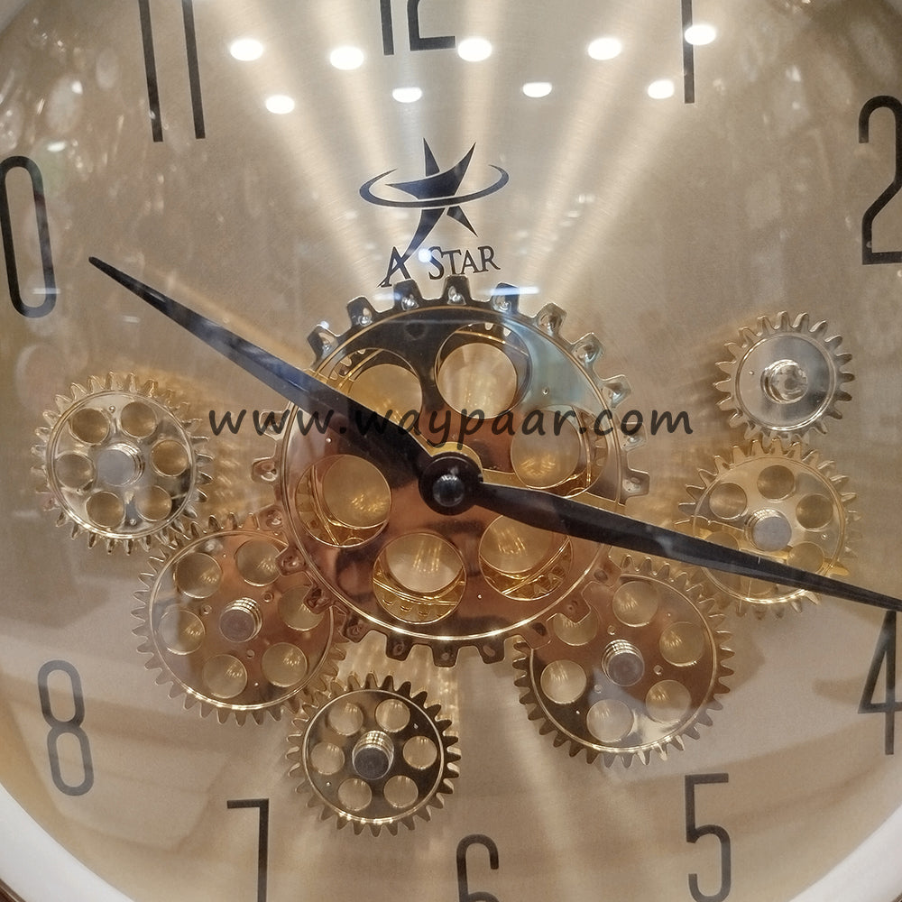 16-Inch Premium Imported Moving Gear Wall Clock – Ultra-Durable Quartz Machine