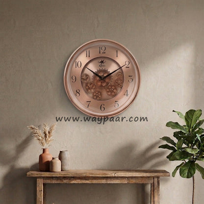 16-Inch Premium Imported Moving Gear Wall Clock – Ultra-Durable Quartz Machine