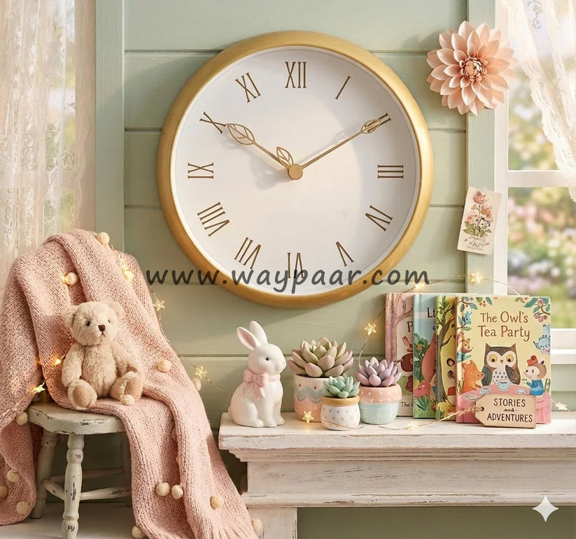 Premium Imported Elegant Style Wall Clock – 10-Inch Minimalist Edition