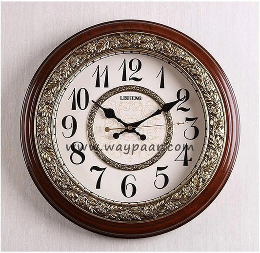 Lisheng Modern Art Silent Wall Clock – Creative Living Room & Bedroom Decor