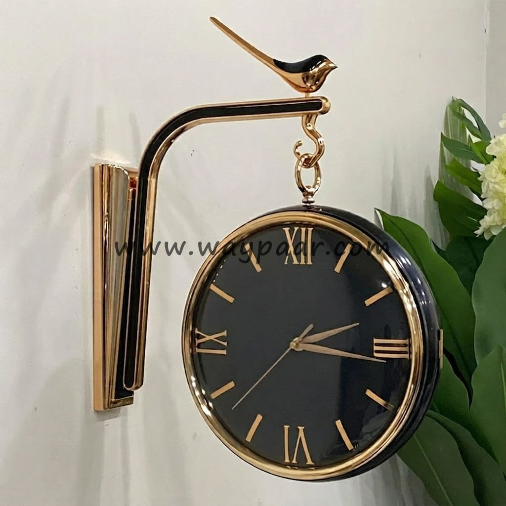 Fancy Elegant 11-Inch Dual-Sided Station Clock – Premium Quality wall clock