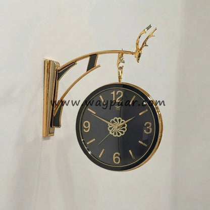 Retro Gearing Style 10-Inch Dual-Sided Station Clock – Premium Quality
