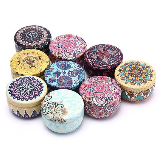 Mini cute colorful tin boxes mini small size jewelry organizer Color r ...