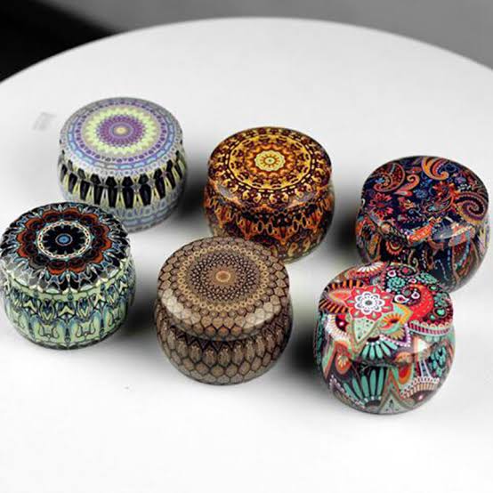 Mini cute colorful tin boxes mini small size jewelry organizer Color r ...