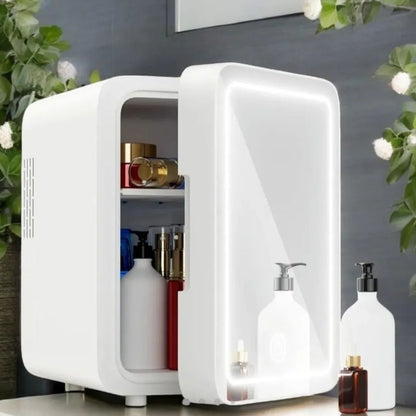 Mini Makeup Fridge : AC/DC Cooler & Warmer for Beauty & Skincare | Home & Car Use