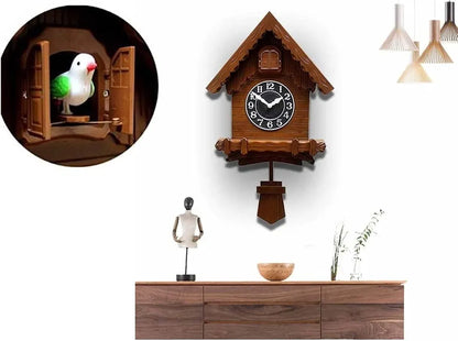20" Premium Imported Cuckoo Clock with Moveable Bird & Alarm Function
