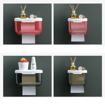 Wall Mounted Bathroom Tissue Box