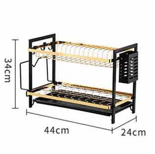 Multifunctional Kitchen Storage Dish Rack (2 Layer)