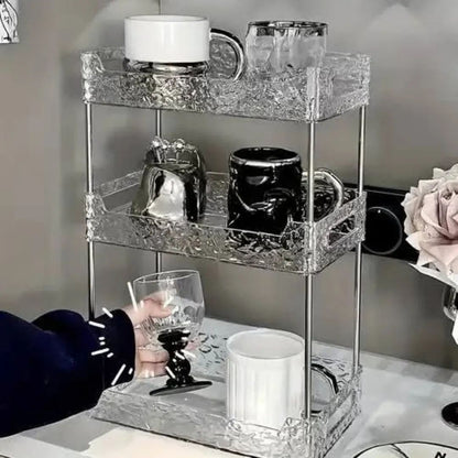 Luxury Glacier Perfume And Cosmetics Stand