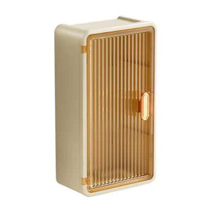 Multipurpose Bathroom Wall Cabinet With Tissue Holder