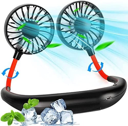 Portable Hanging Neck Fan Rechargeable