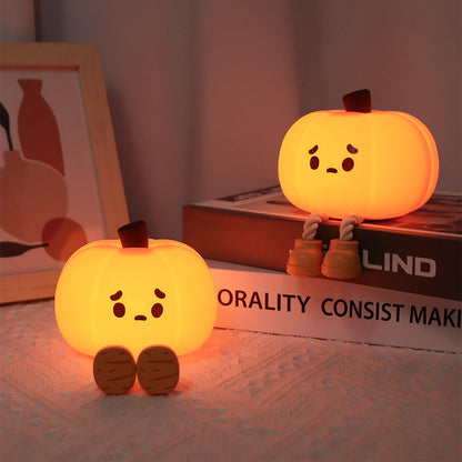 Silicone Cutest Pumpkin Lamp With Different Lights