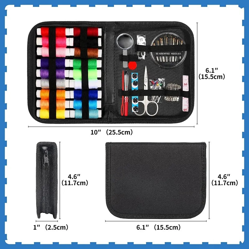 Multi function sewing kit bag DIY sewing tool box 98 piece tool kit with premium Quality box