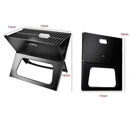 Foldable Portable Charcoal BBQ Grill