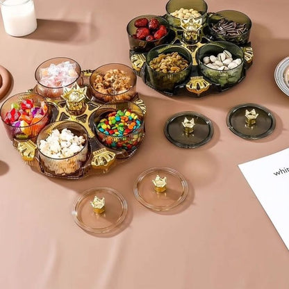 Luxury Rotating Dry Fruits Tray