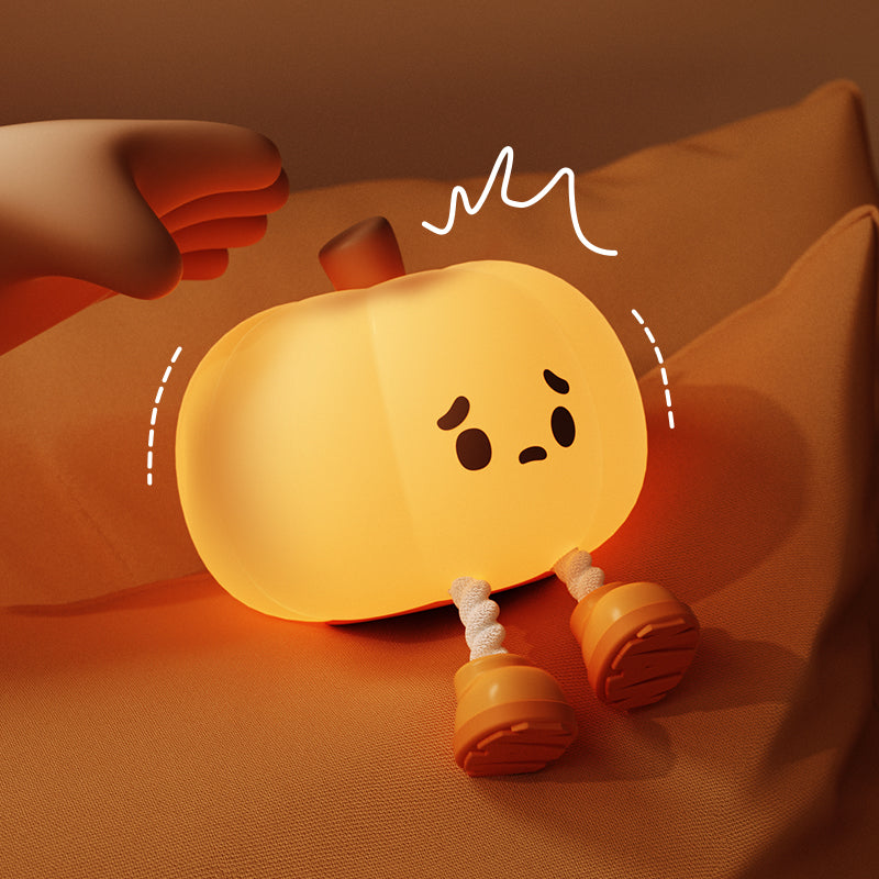 Silicone Cutest Pumpkin Lamp With Different Lights
