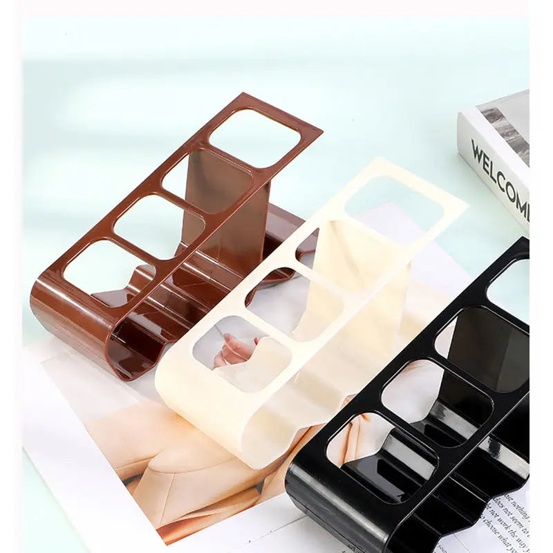 Modern Desktop 4 Slot Remote Control Holder Stand