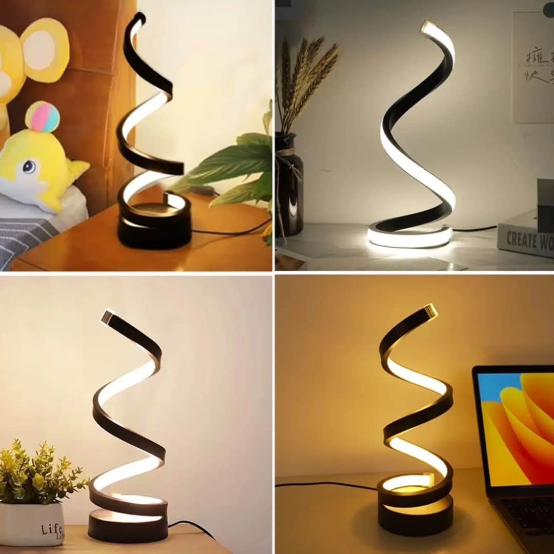 Spiral LED Table Lamp