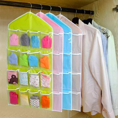 16 pocket hanging item organizer