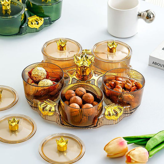 Luxury Rotating Dry Fruits Tray