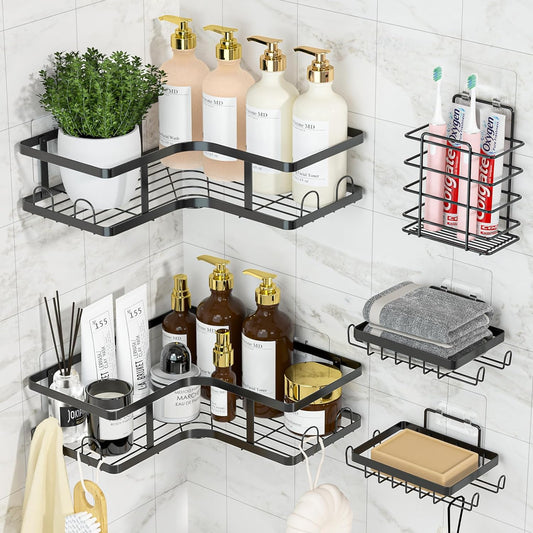 Luxury Stylish Multipurpose Wall Storage Racks (Set Of 5)