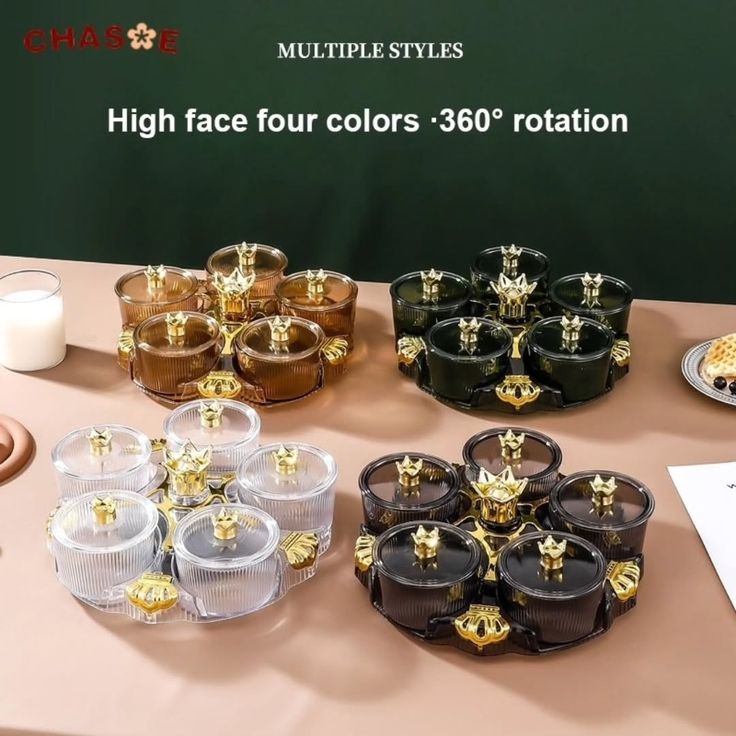 Luxury Rotating Dry Fruits Tray