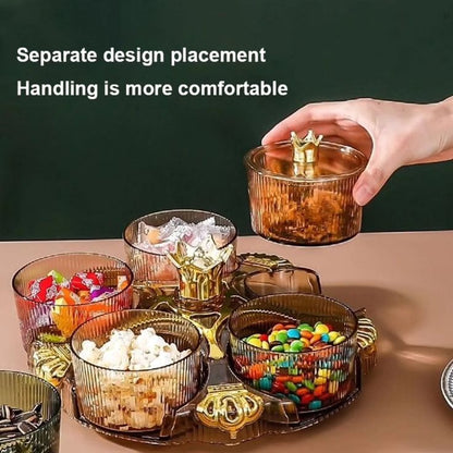 Luxury Rotating Dry Fruits Tray
