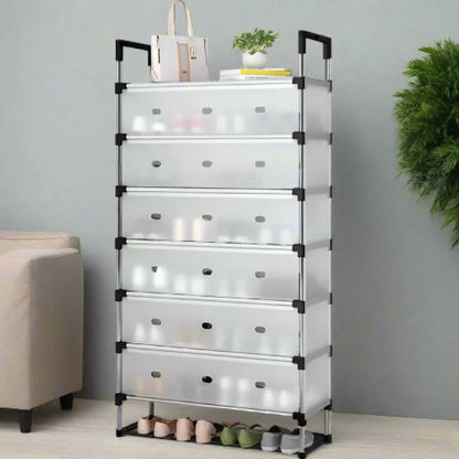 Multi Layer Dust-Proof Shoe Rack (Box Packing Premium Quality)