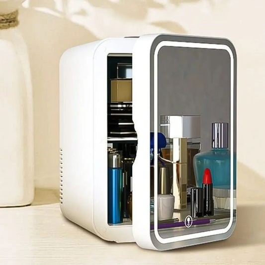 Mini Makeup Fridge : AC/DC Cooler & Warmer for Beauty & Skincare | Home & Car Use