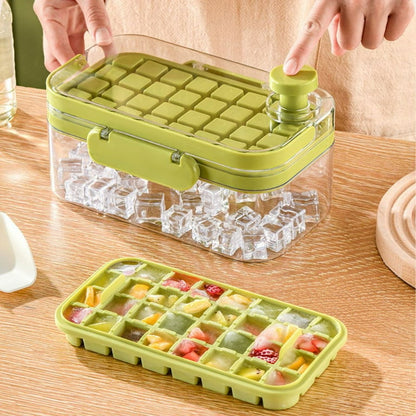 Premium Ice Cube Storage Box With Tray