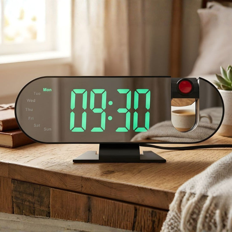 Modern LED Digital Alarm Table Clock – Large Display Desk Clock