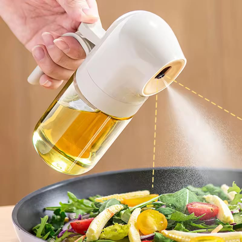 Portable Oil Dispensing & Spray Bottle