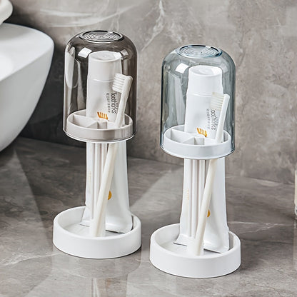 Portable Toothbrush Holder With Mouthwash Cup