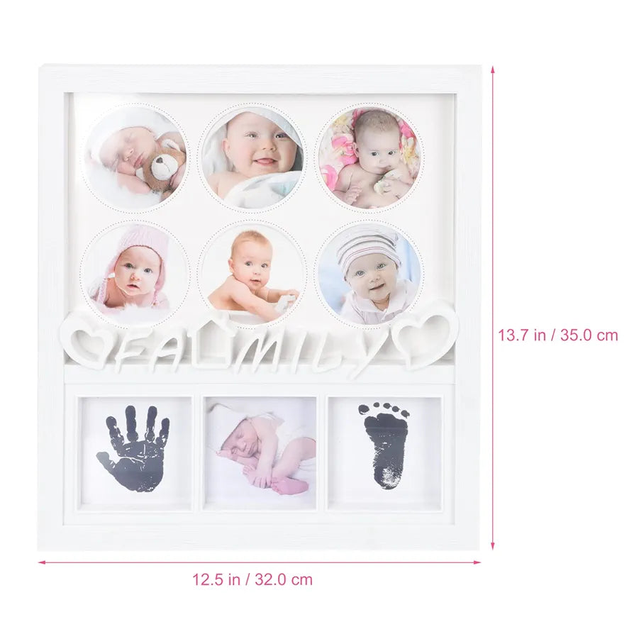 New Born Baby Photos Frame (Plastic)