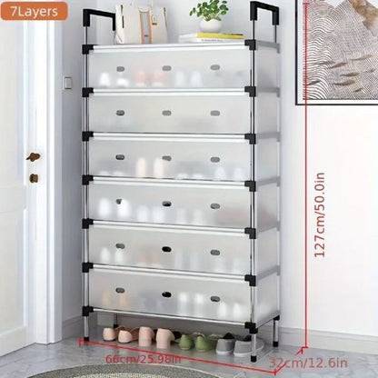 Multi Layer Dust-Proof Shoe Rack (Box Packing Premium Quality)