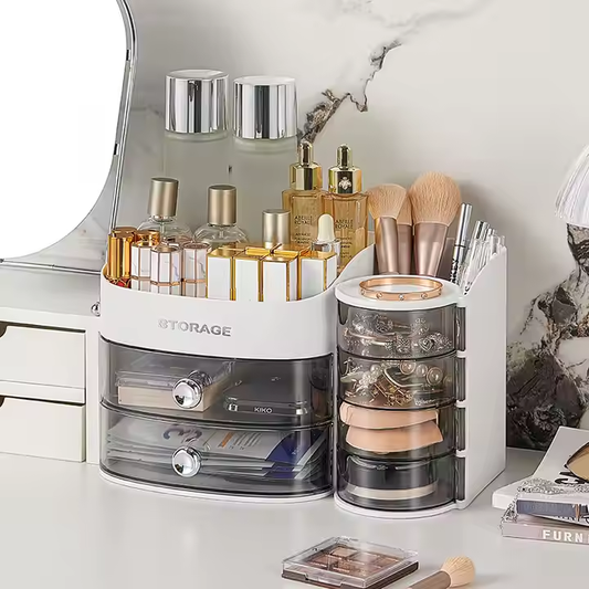 Stylish Cosmetics Vanity Storage Organizer with Drawer