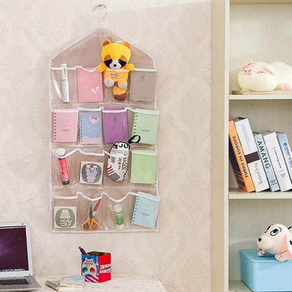 16 pocket hanging item organizer