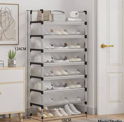Multi Layer Dust-Proof Shoe Rack (Box Packing Premium Quality)