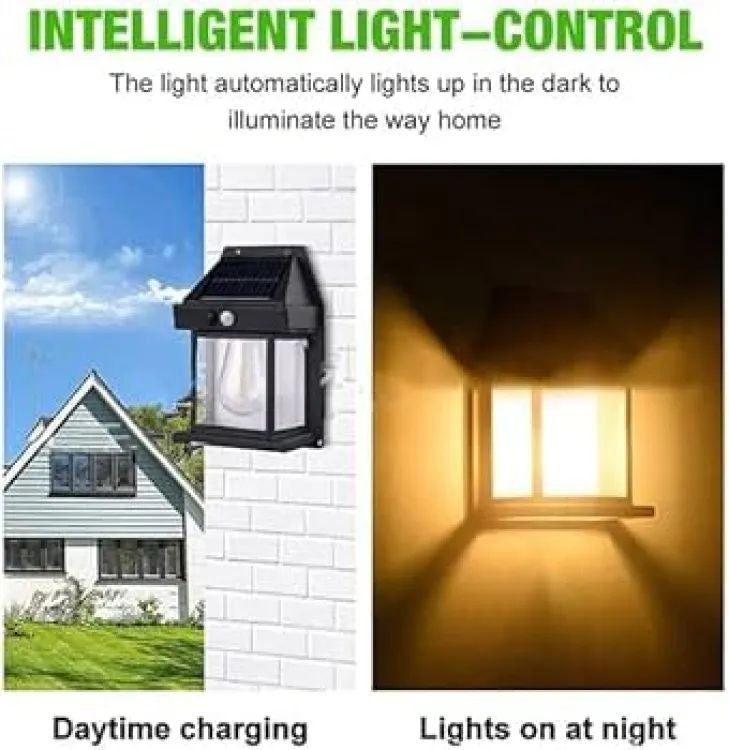Led Rechargeable Solar wall Lamp - Energy saving night wall Lamp - Solar Led decoration Lamp