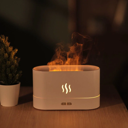 Flame Humidifier and Aroma Diffuser With RGB colors