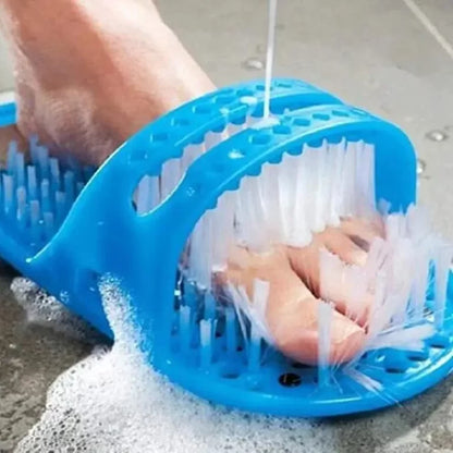 Pastic material foot scrubber